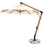 de column umbrellas, hanging umbrellas, outdoor umbrellas, outdoor banana umbrellas (side-hanging umbrellas), aluminum alloy outdoor banana umbrellas with wood grain imitation, garden side cantilever sunshades